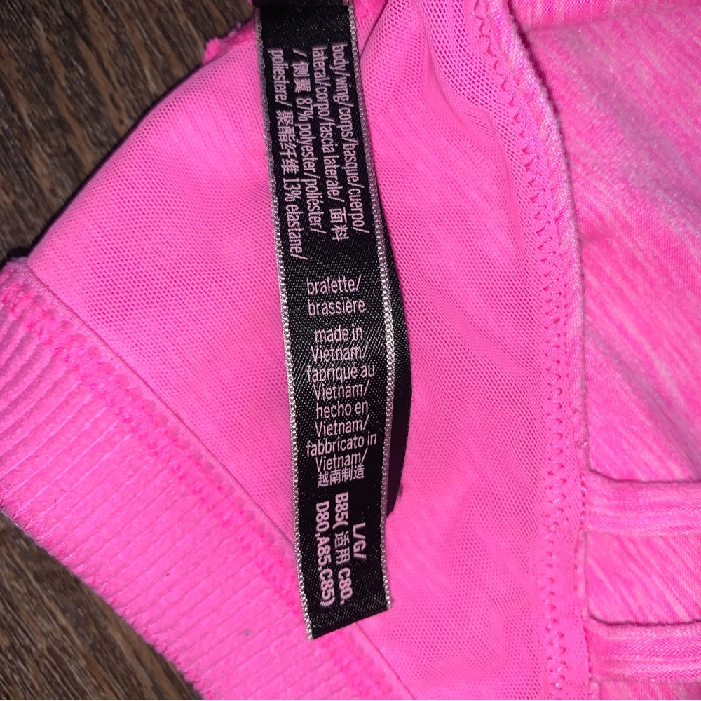 Victoria’s Secret Pink Strappy Bralette Size Large - Picture 5 of 9